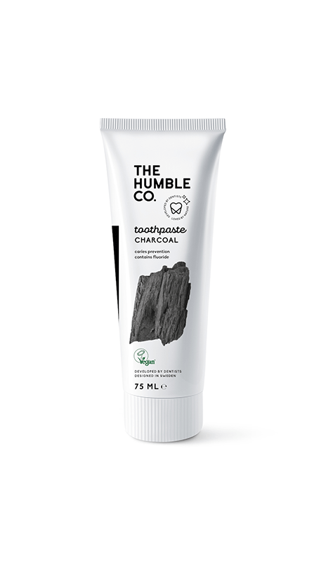 Humble Naturlig tandpasta charcoal med fluor